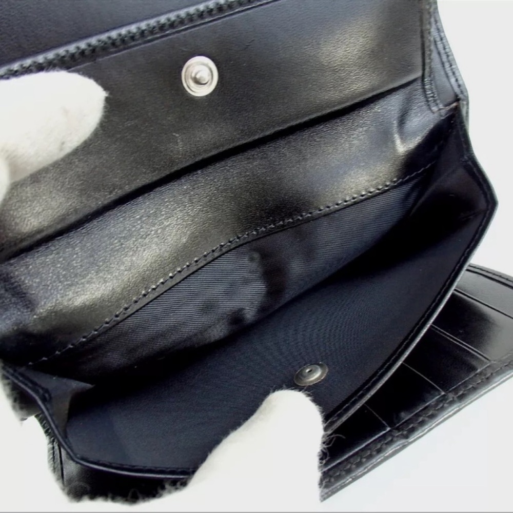 AUTH Fendi Canvas & Leather Wallet Black - Picture 9 of 12